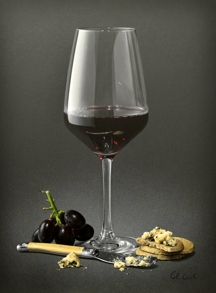 Red Wine, Blue Cheese and Oatcakes