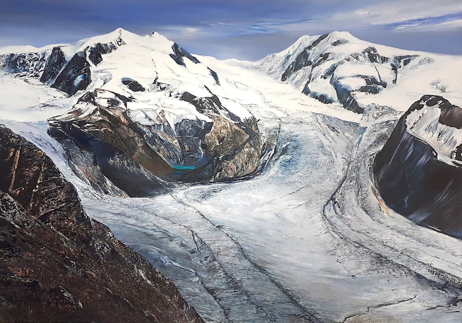 The Gorner Glacier