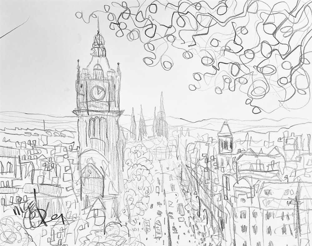 Edinburgh's Last Light - Original Study