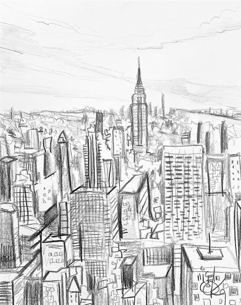 Overlooking Manhattan - Original Study