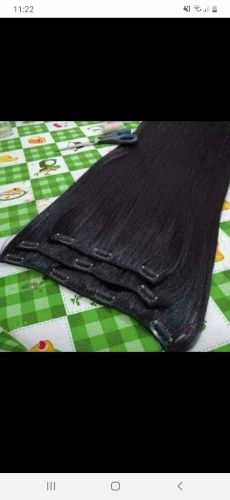Extensiones de cabello seminaturales (capas) 
