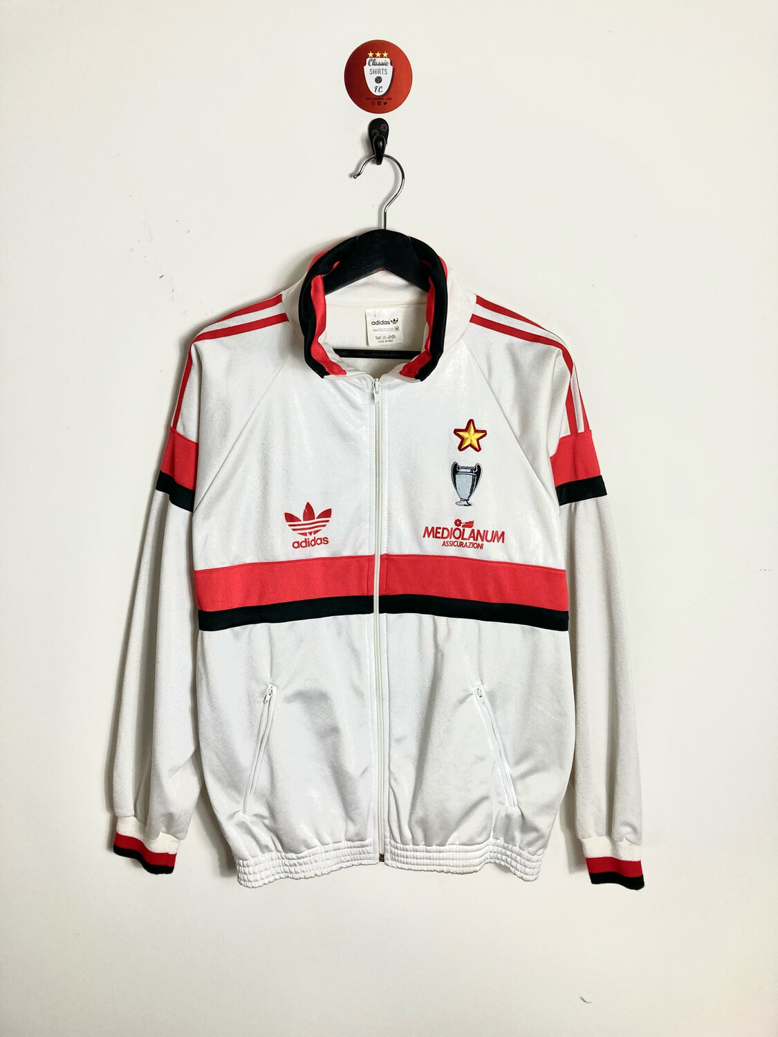 AC Milan 1990-91 Adidas Mediolanum jacket