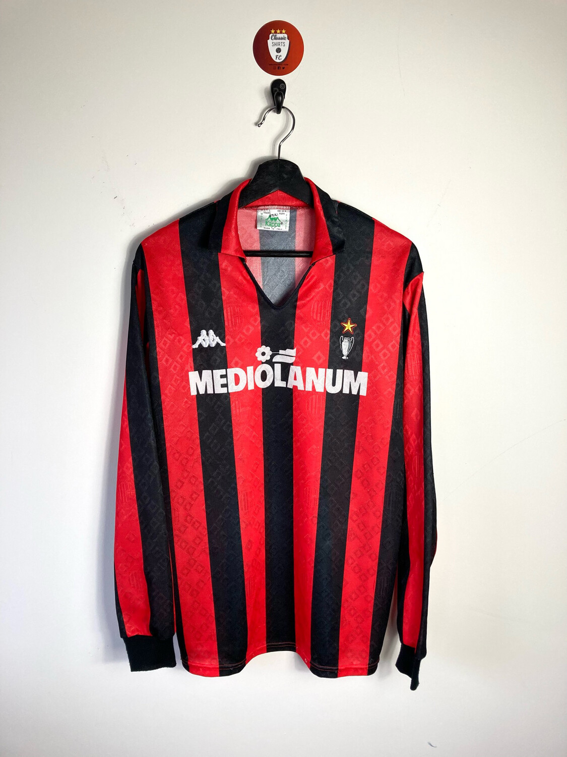 ac milan 89 90 shirt