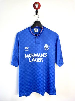 Rangers 1987-90 home shirt