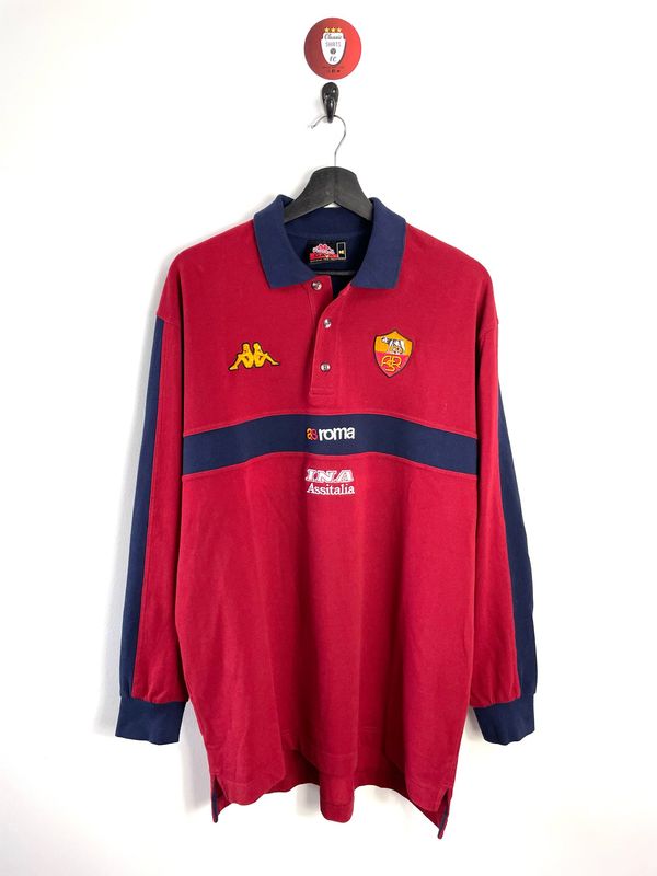 AS Roma 2000-01 Kappa polo longsleeve