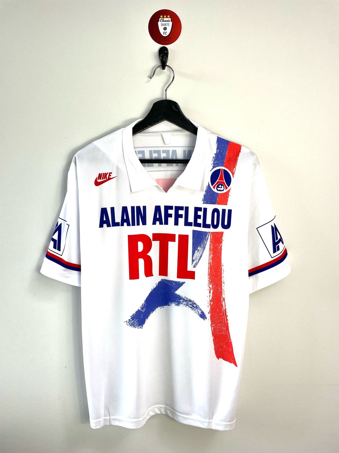 PSG 1990-91 home shirt #7