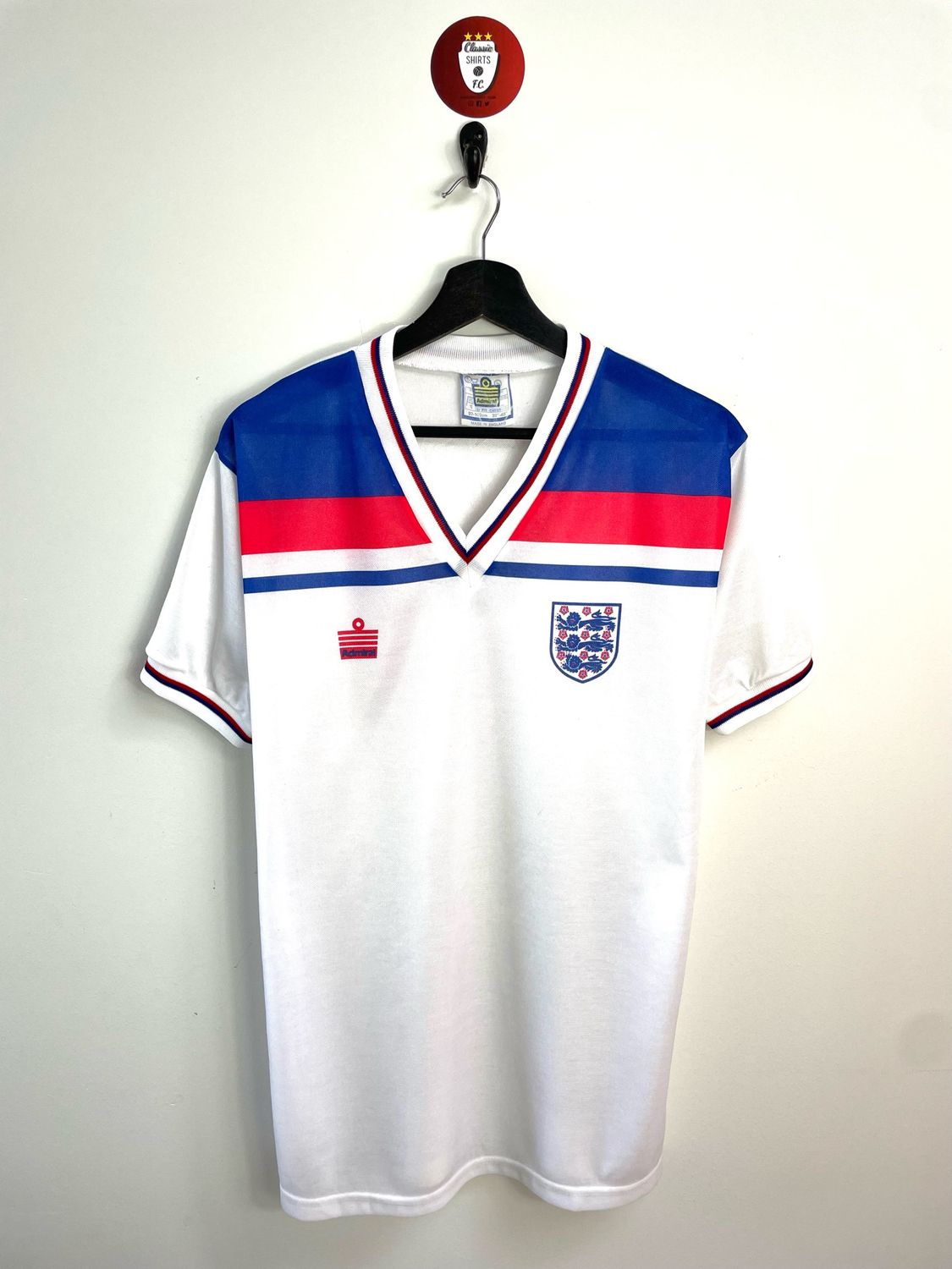 England 1980-83 home shirt