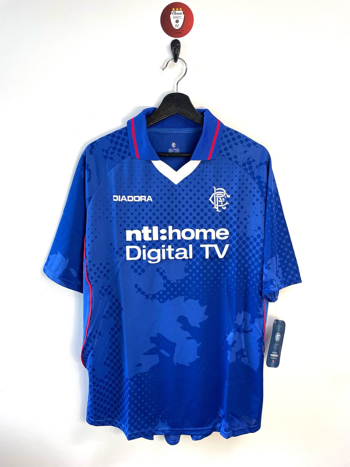 Rangers 2002-04 home shirt BNWT