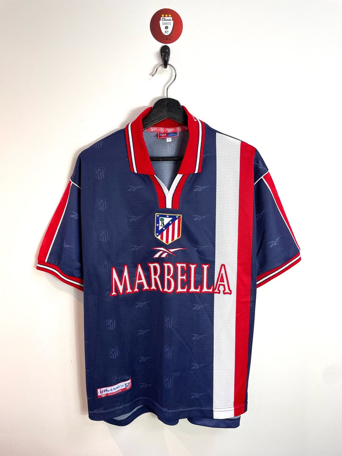 Atletico Madrid 1998-99 away shirt