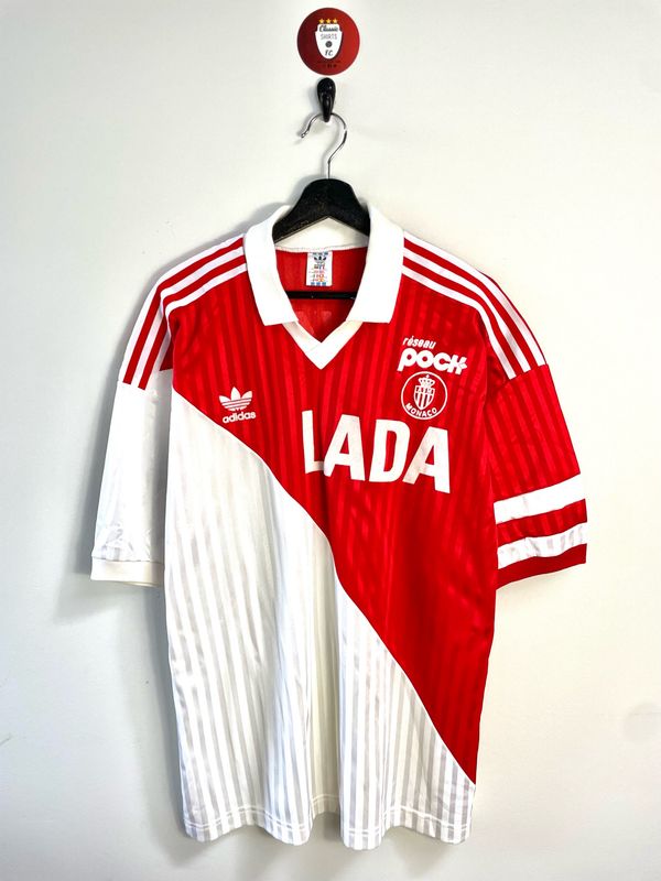 AS Monaco 1990-91 home shirt