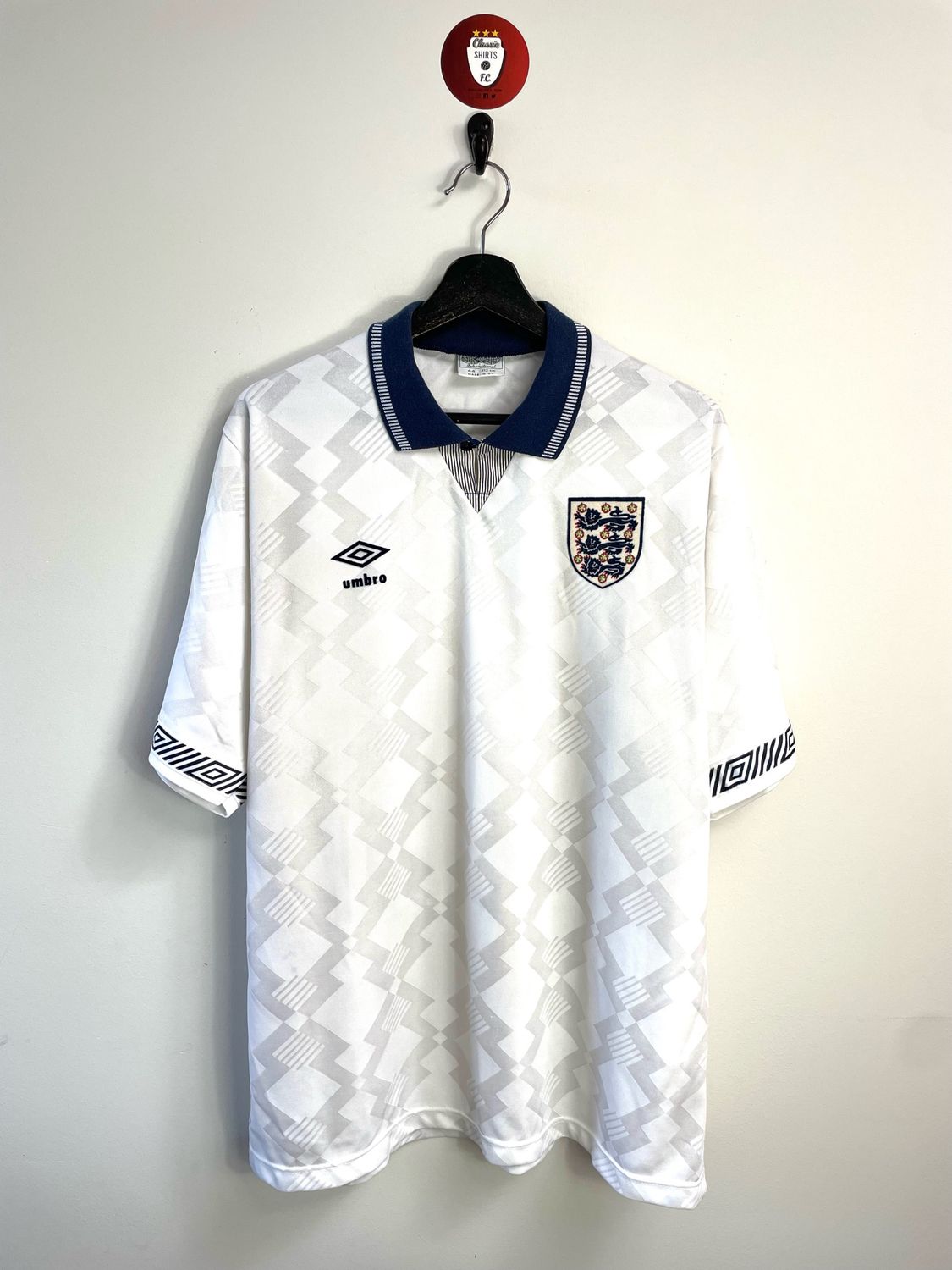 England 1990-92 home shirt