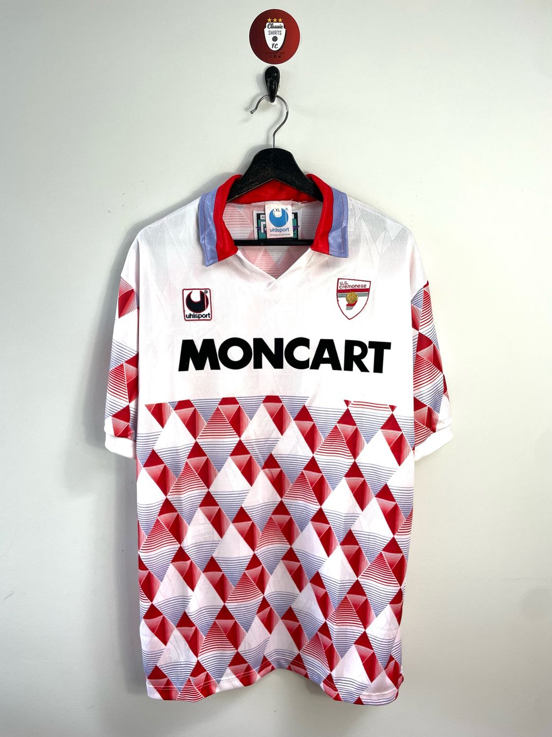 Cremonese 1993-94 playerissue #4 away shirt