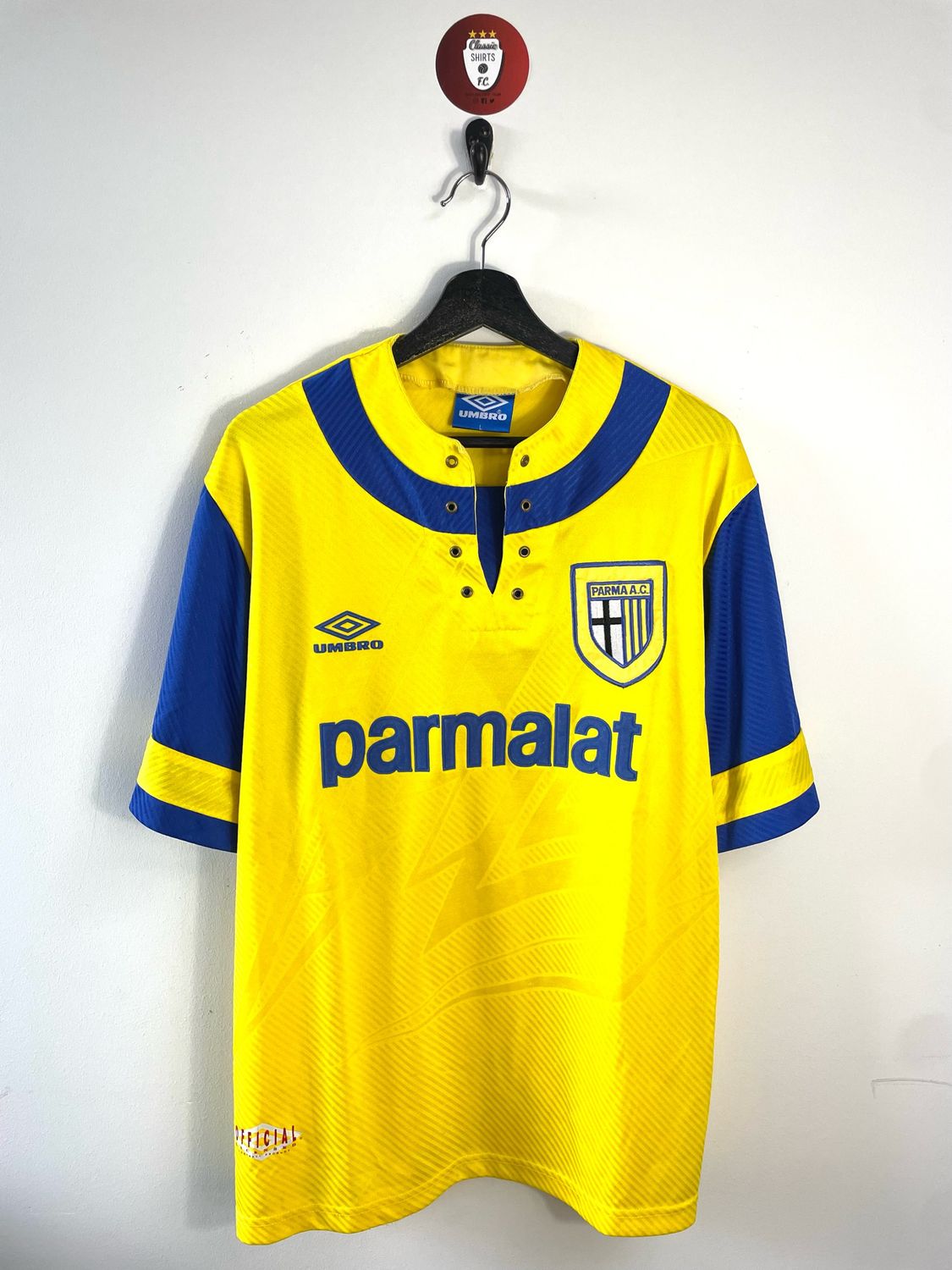 Parma 1993-95 away shirt