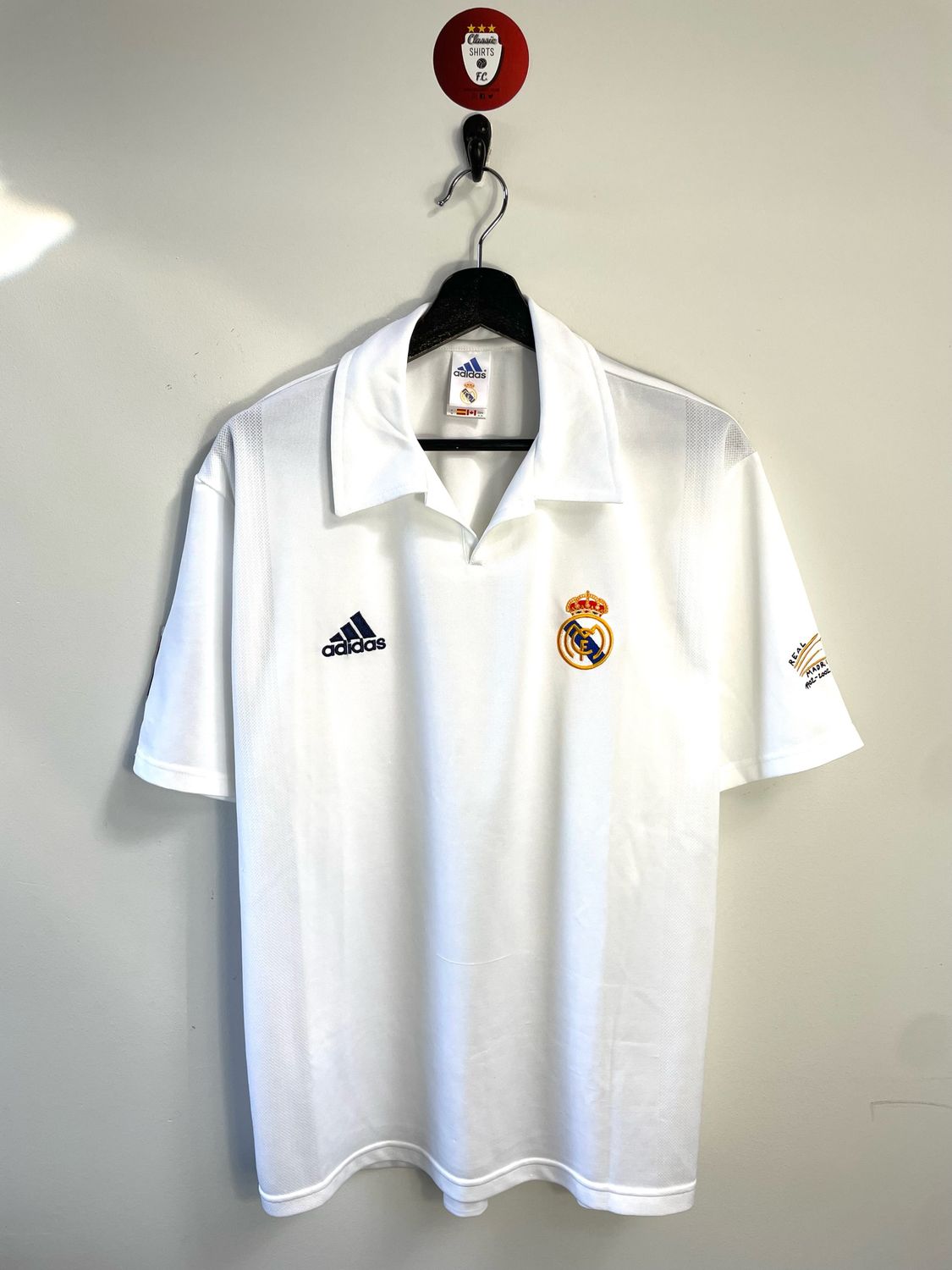 Real Madrid 2001-02 Centenary home shirt