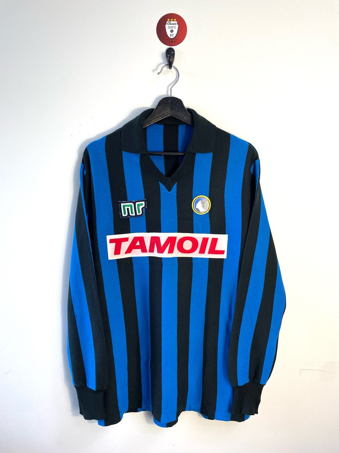 Atalanta Bergamo 1989-90 home shirt #3 matchworn