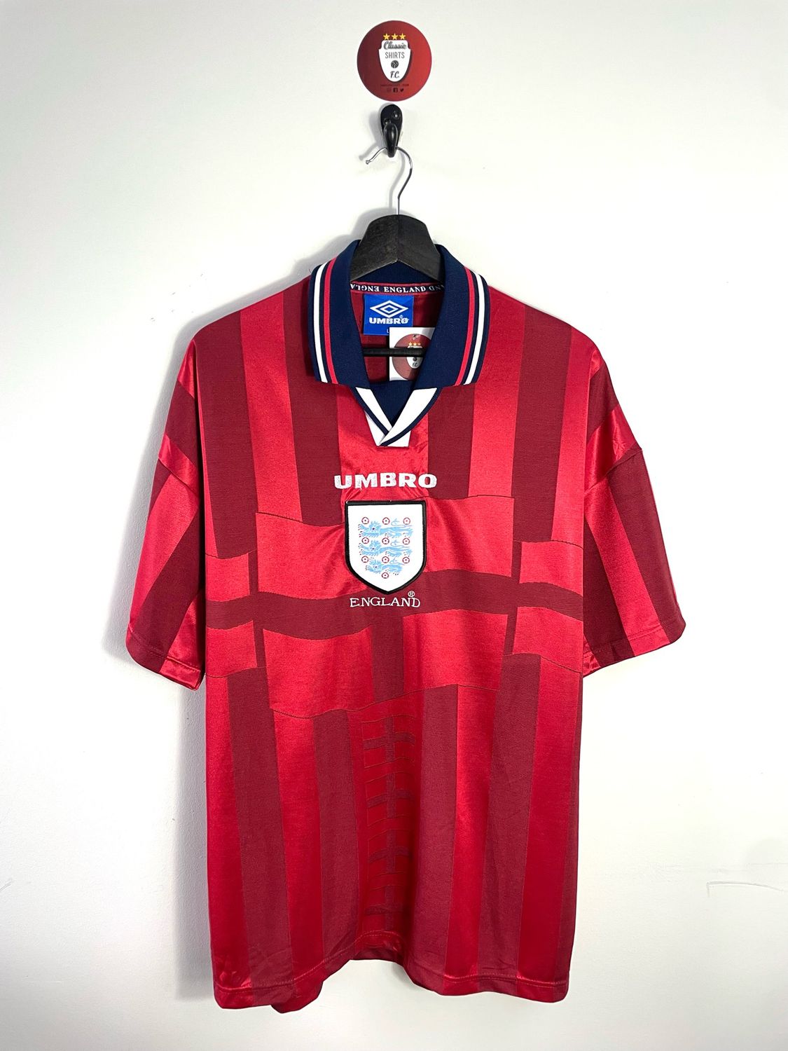 England 1997-99 home shirt