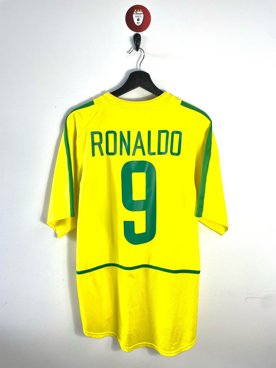 Brazil Ronaldo 2002-04 home shirt