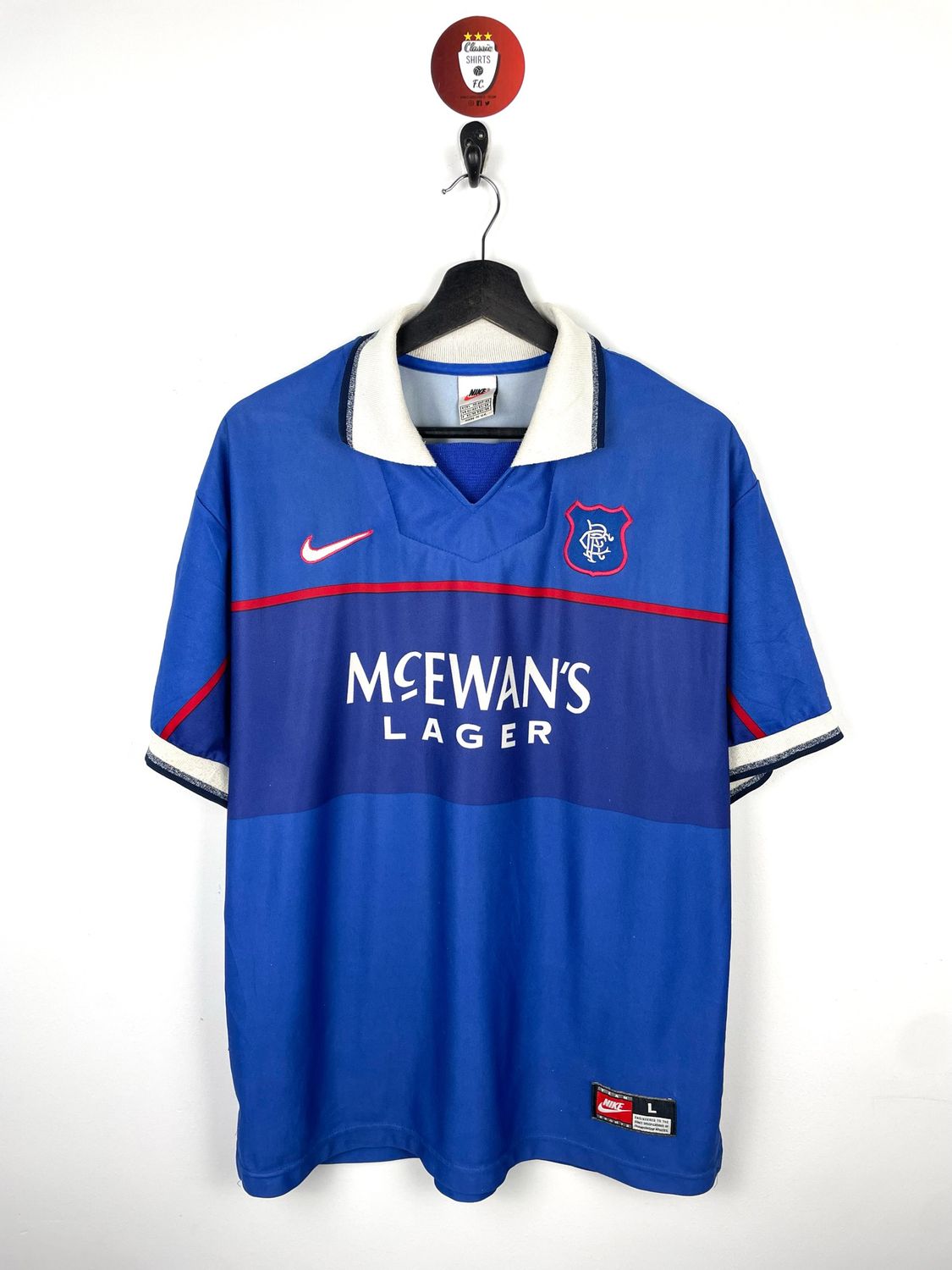 Rangers 1997-99 home shirt