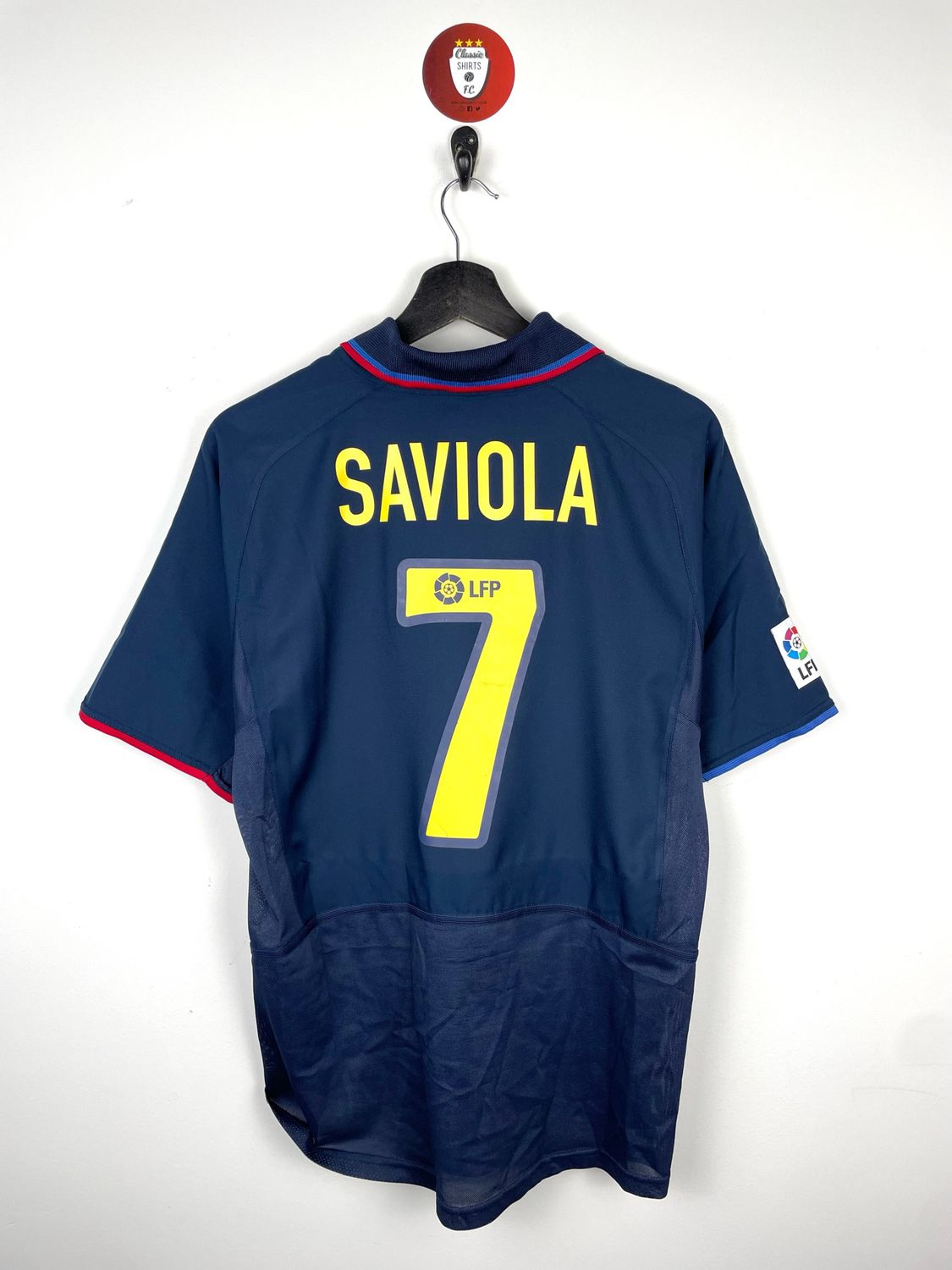 Barcelona Saviola 2002-03 away shirt