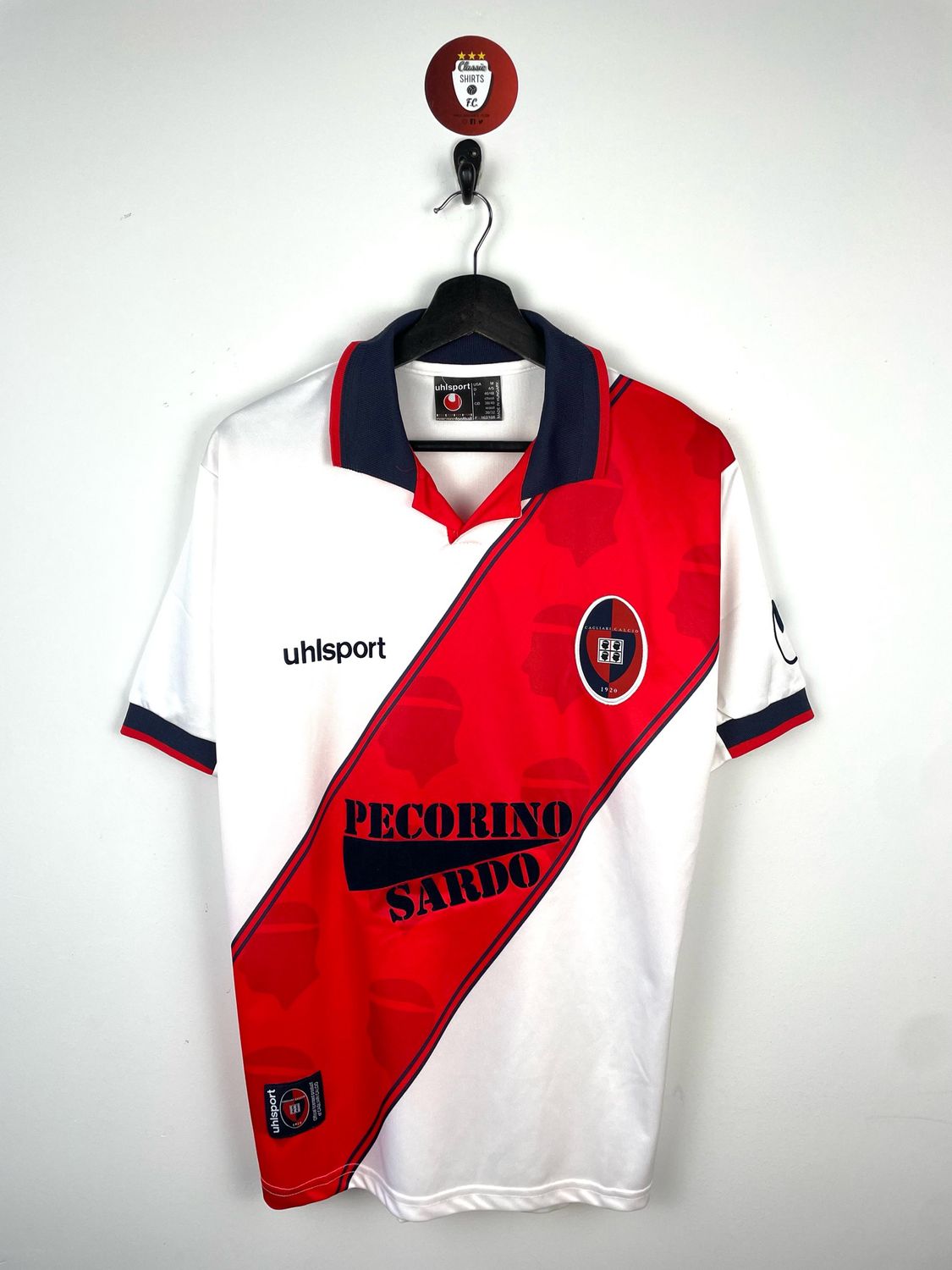 Cagliari 2000-01 away shirt