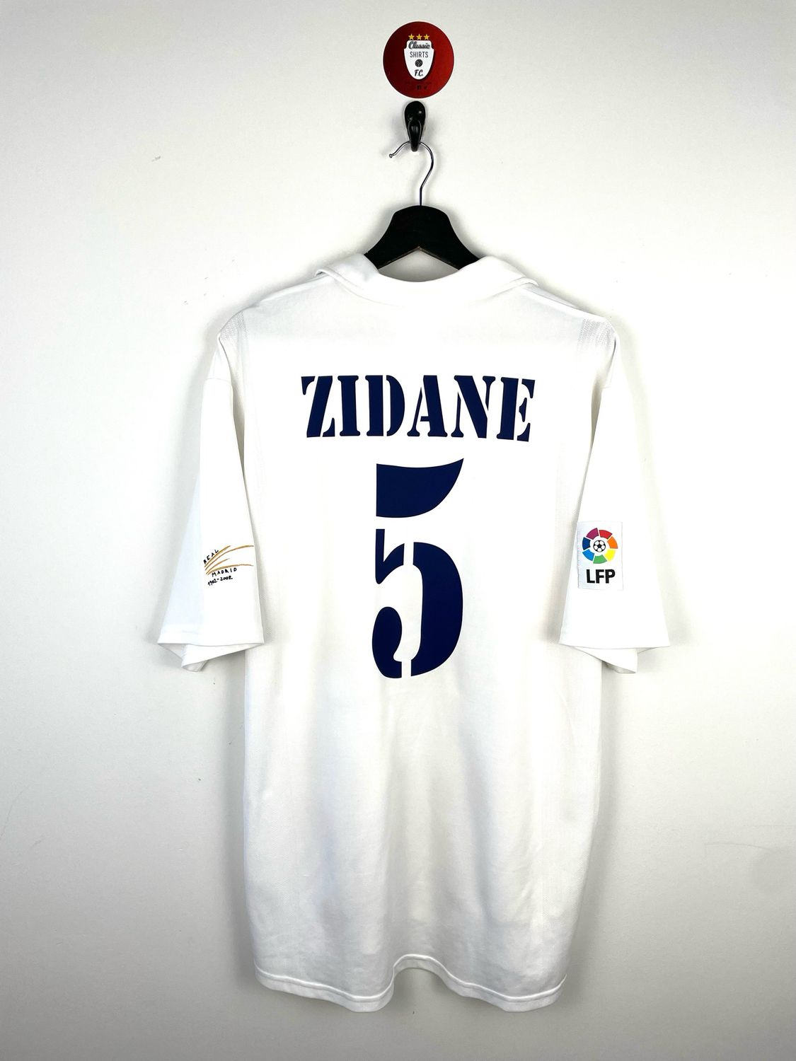 Real Madrid Zidane 2001-02 Centenary shirt