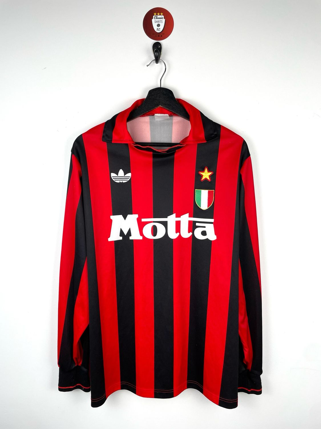 AC Milan 1992-93 home shirt longsleeves