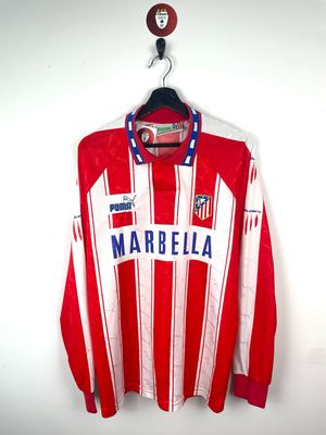 Atletico Madrid 1994-95 home shirt longsleeves