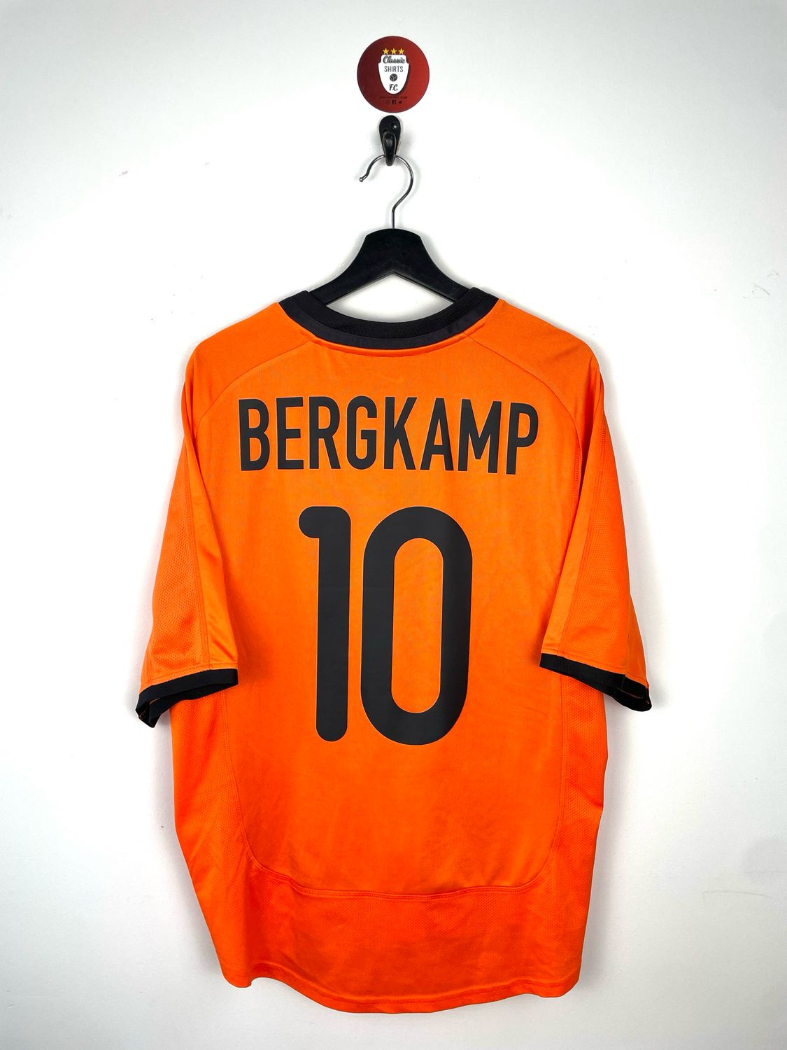 Holland Bergkamp 2000-02 home shirt