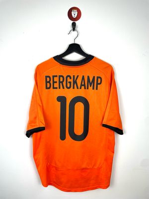 Holland Bergkamp 2000-02 home shirt