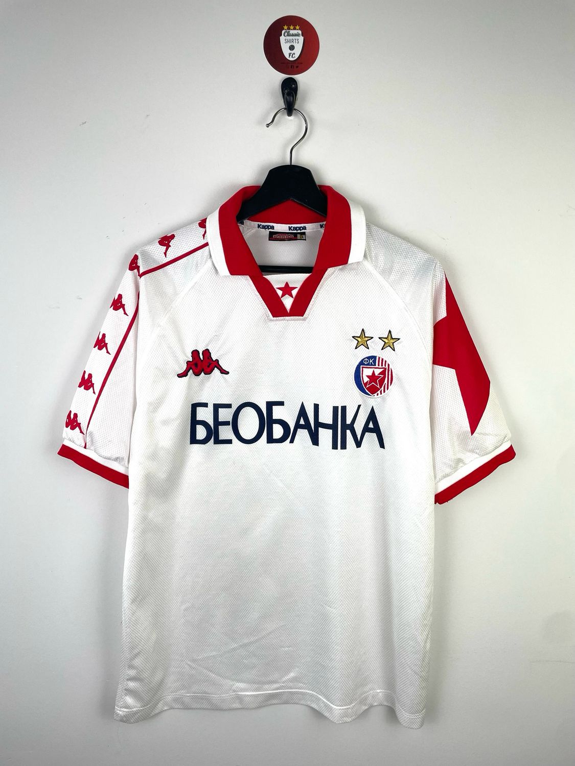 Red Star Belgrade 1997-98 away shirt