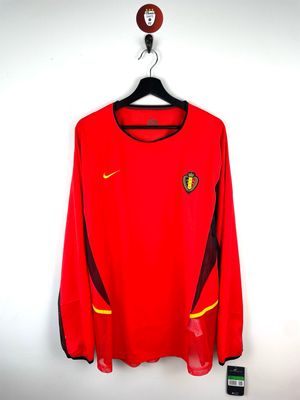 Belgium 2002 home shirt longsleeves playerissue BNWT