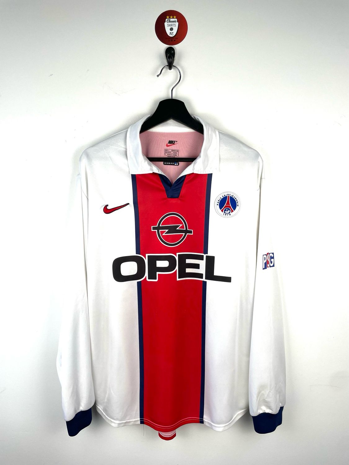 PSG 1998-99 away shirt playerissue longsleeves