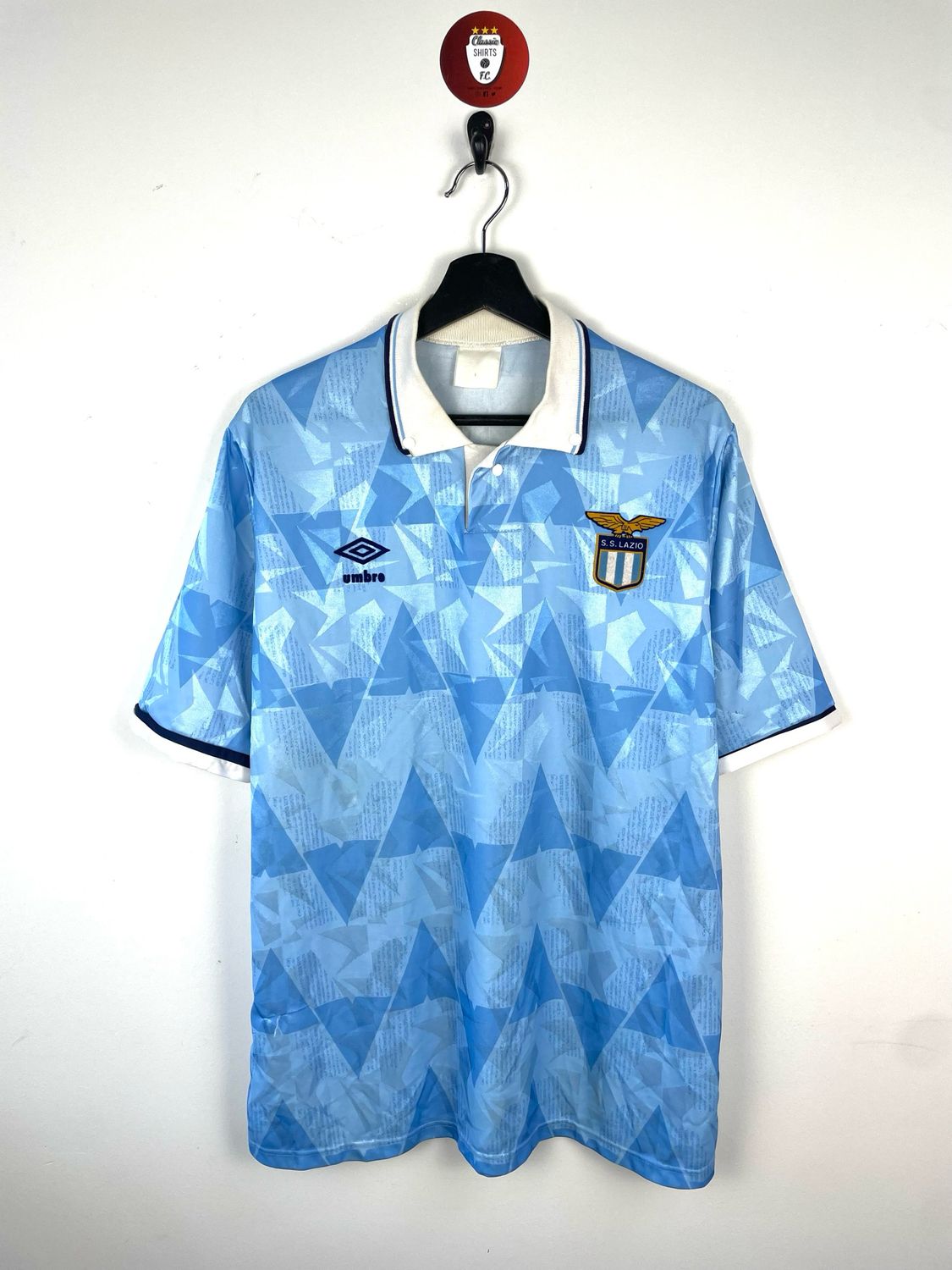 Lazio Roma 1989-91 home shirt