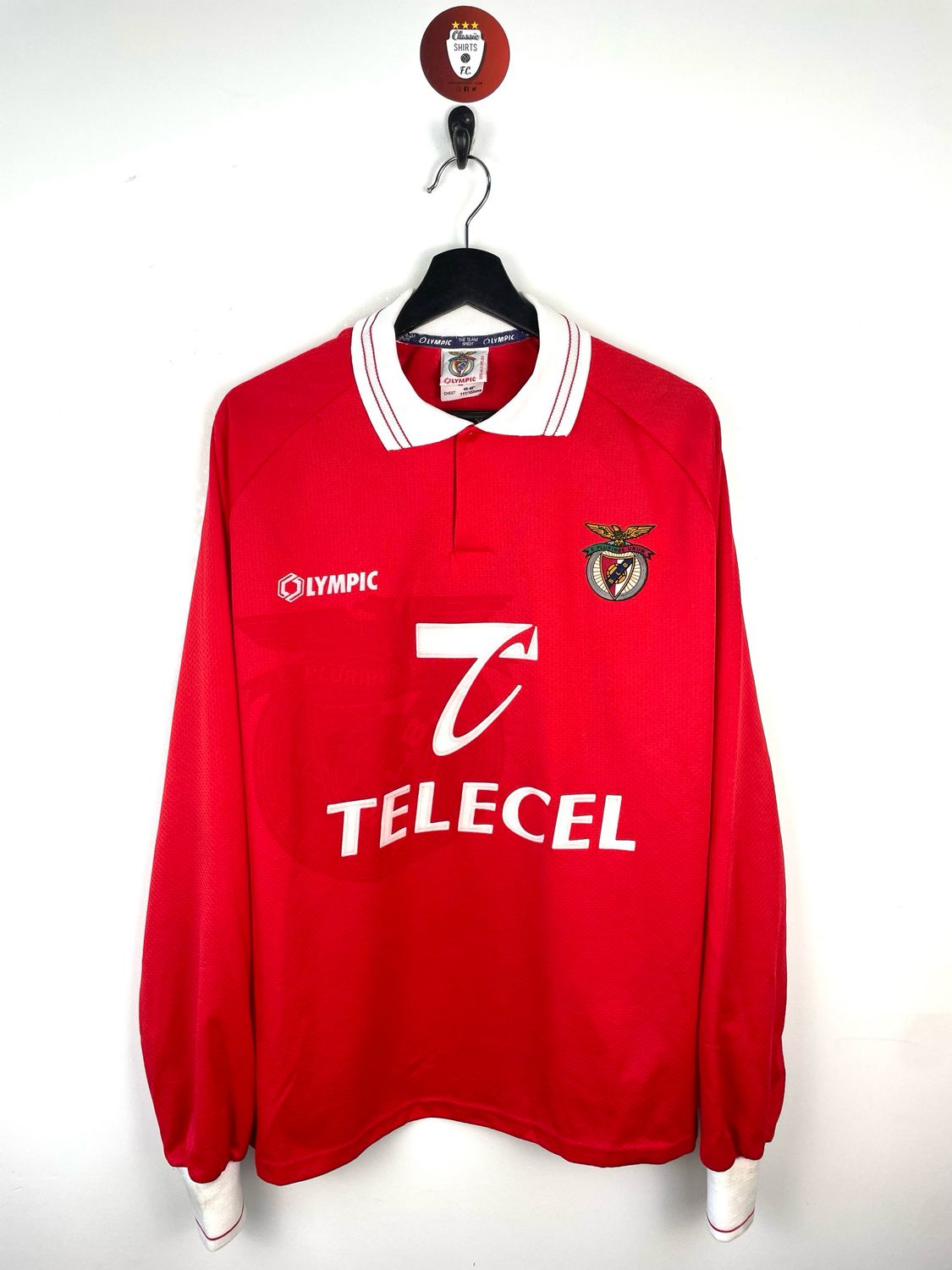 Benfica 1996-97 home shirt longsleeves