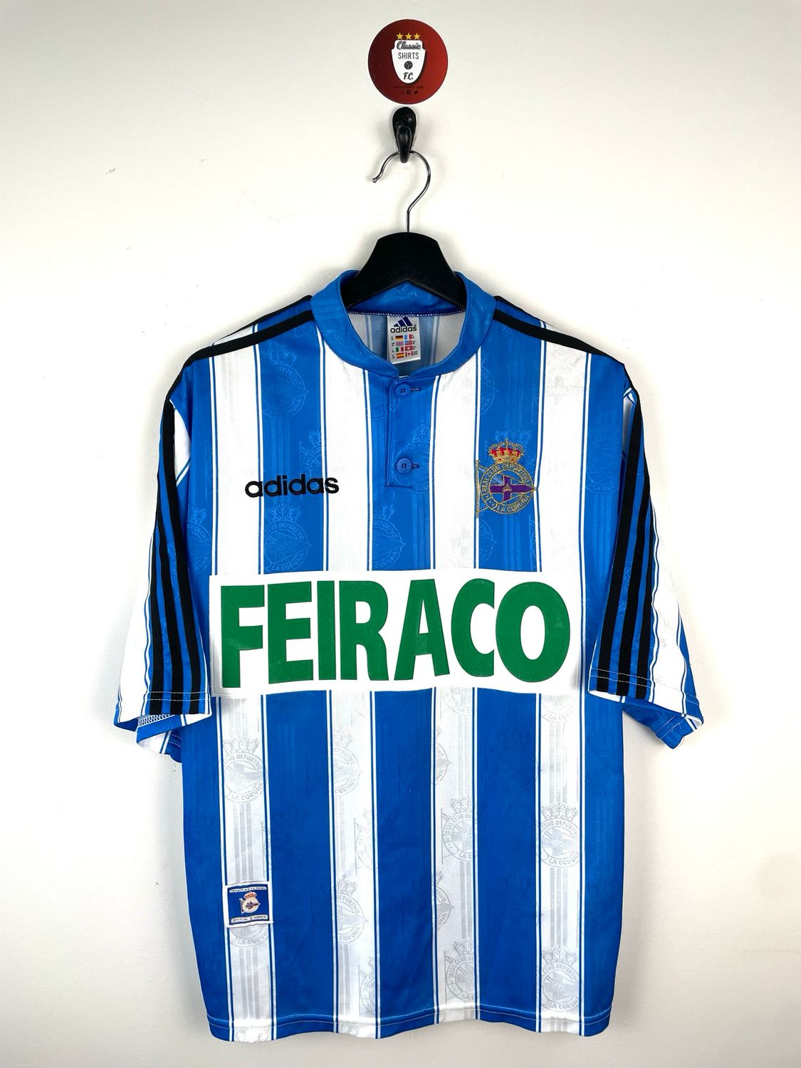 Deportivo La Coruna 1996-98 home shirt