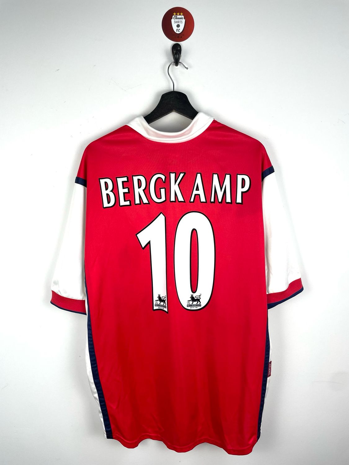 Arsenal Bergkamp 1999-00 home shirt