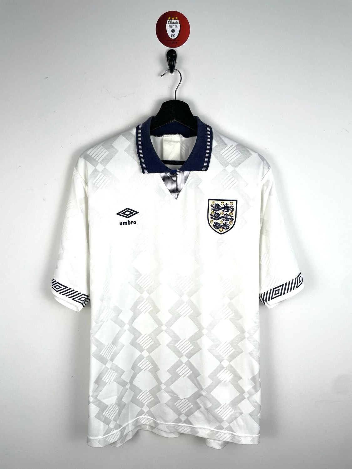 England 1990-92 home shirt