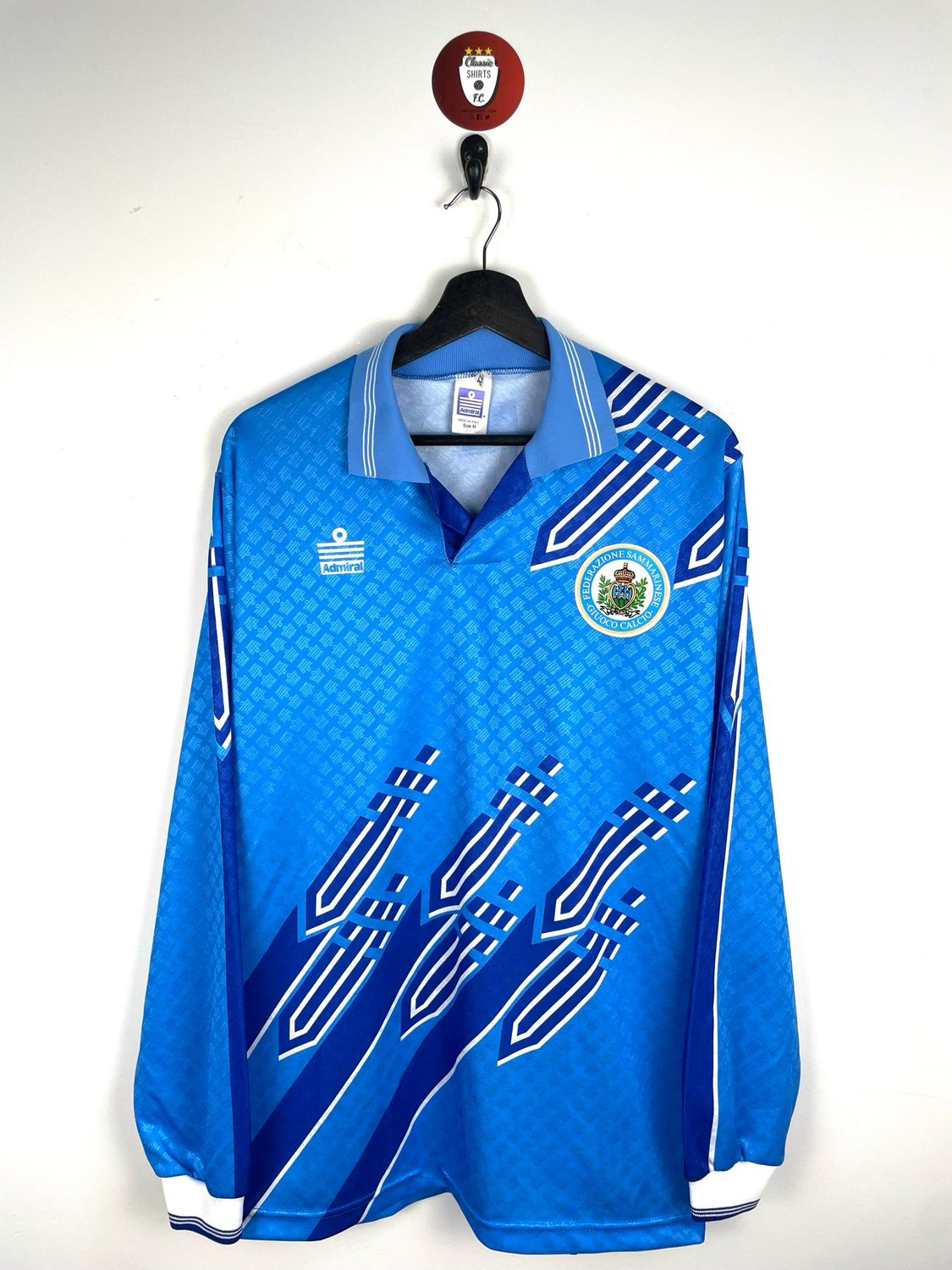 San Marino 1992-94 home shirt #18 matchissue longsleeves
