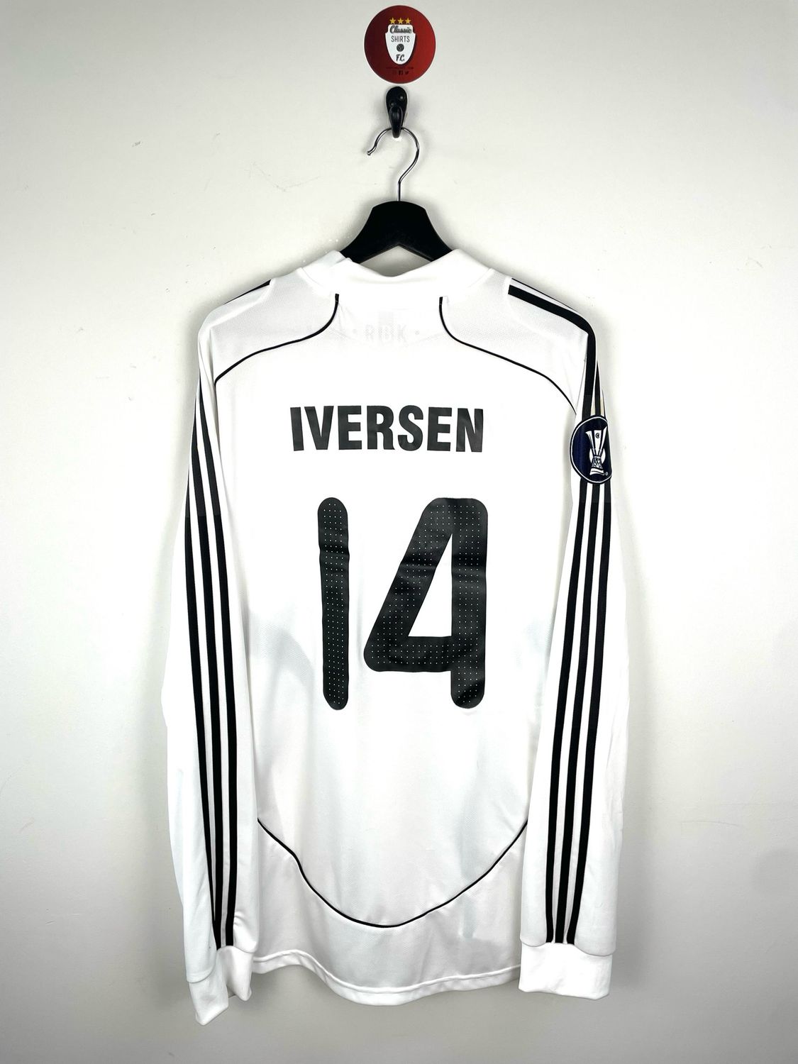 Rosenborg BK 2008-09 Iversen #14 Home Shirt longsleeves