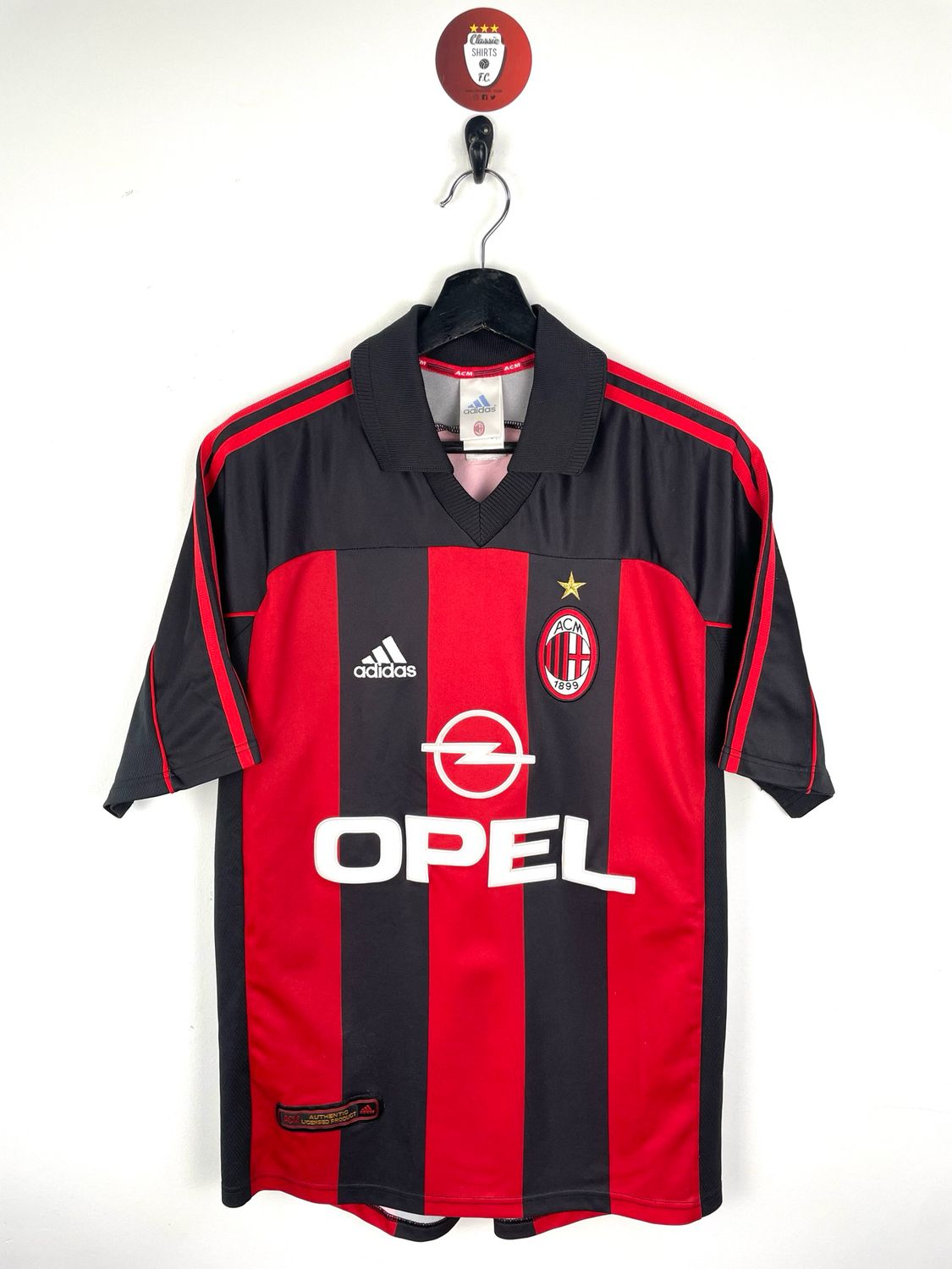 AC Milan 2000-02 home shirt
