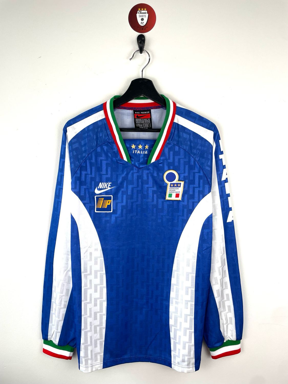 Italy 1995 Trainingshirt Playerissue LS