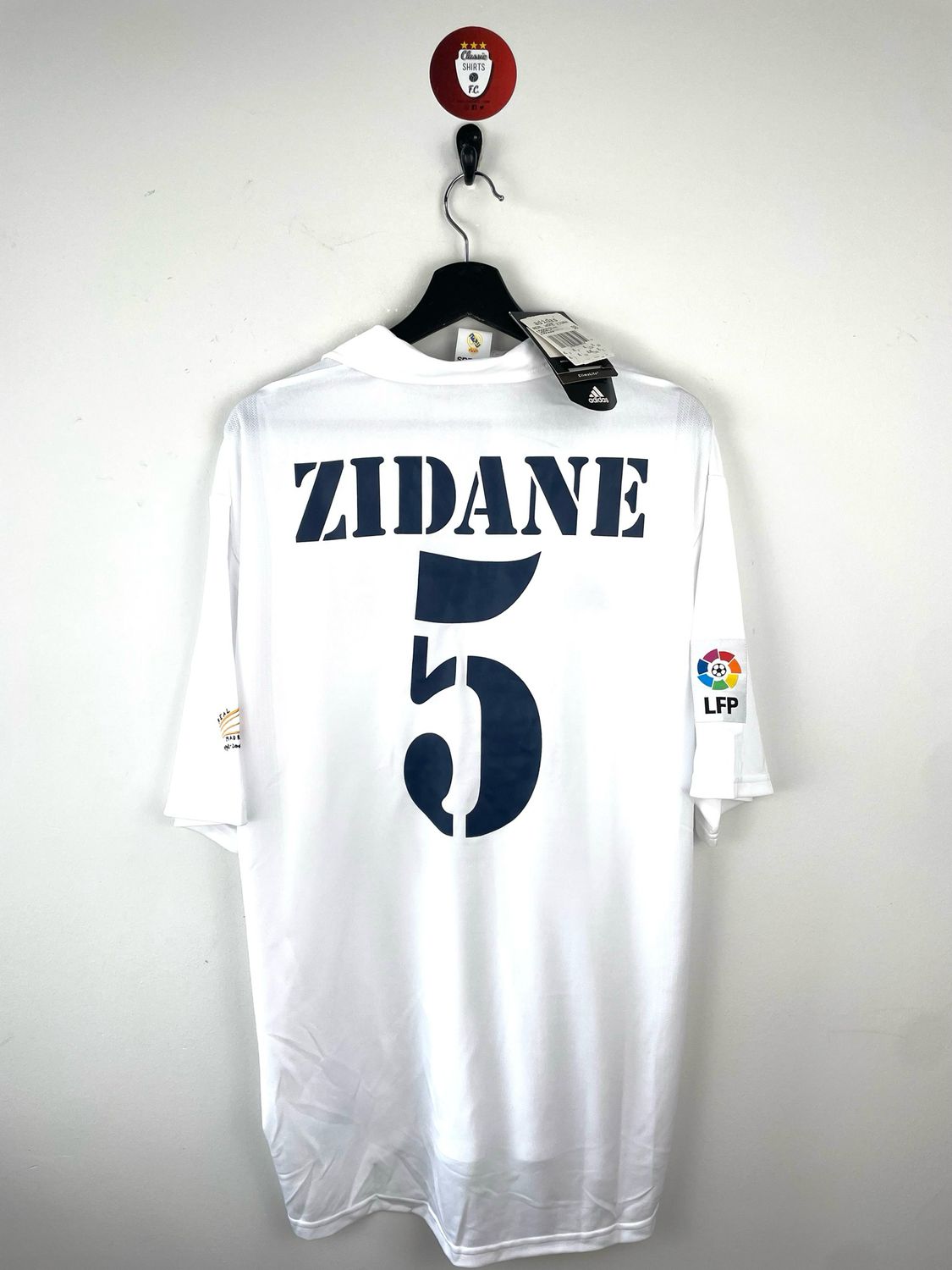 Real Madrid 2001–02 Zidane #5 Centenary Home Shirt BNWT
