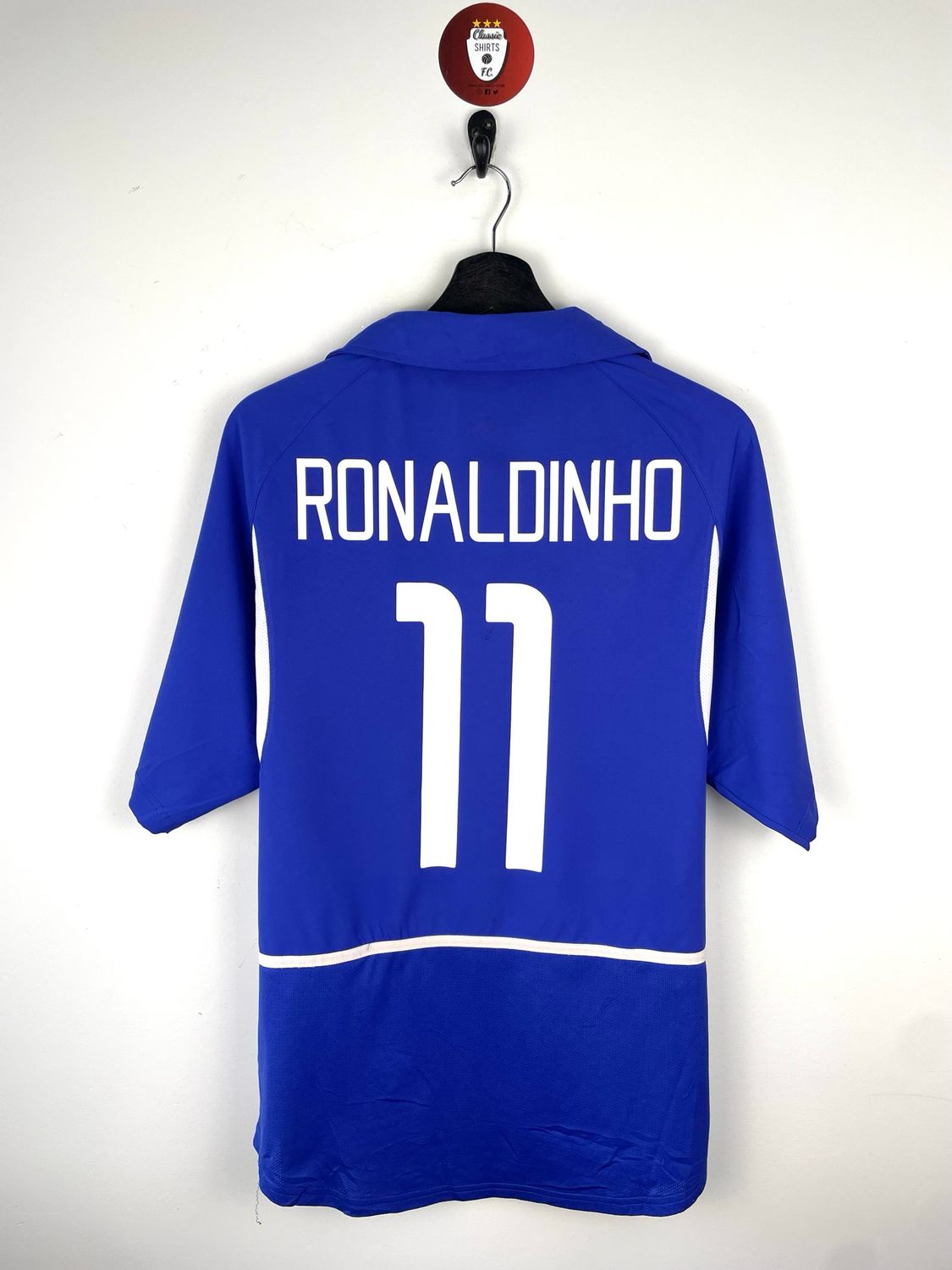 Brazil 2002 Away Shirt Ronaldinho #11