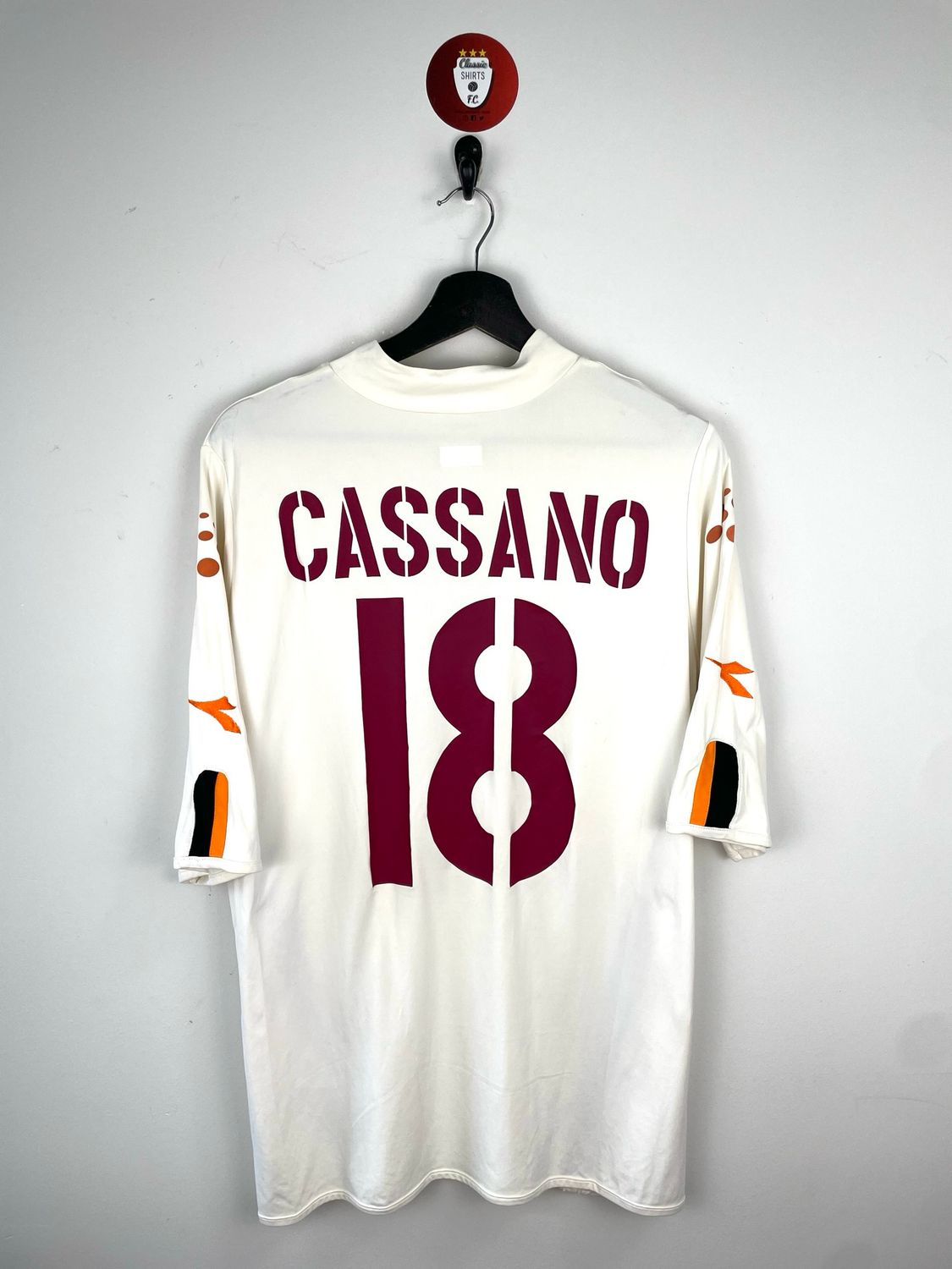 AS Roma 2003–04 Away Shirt Cassano #18