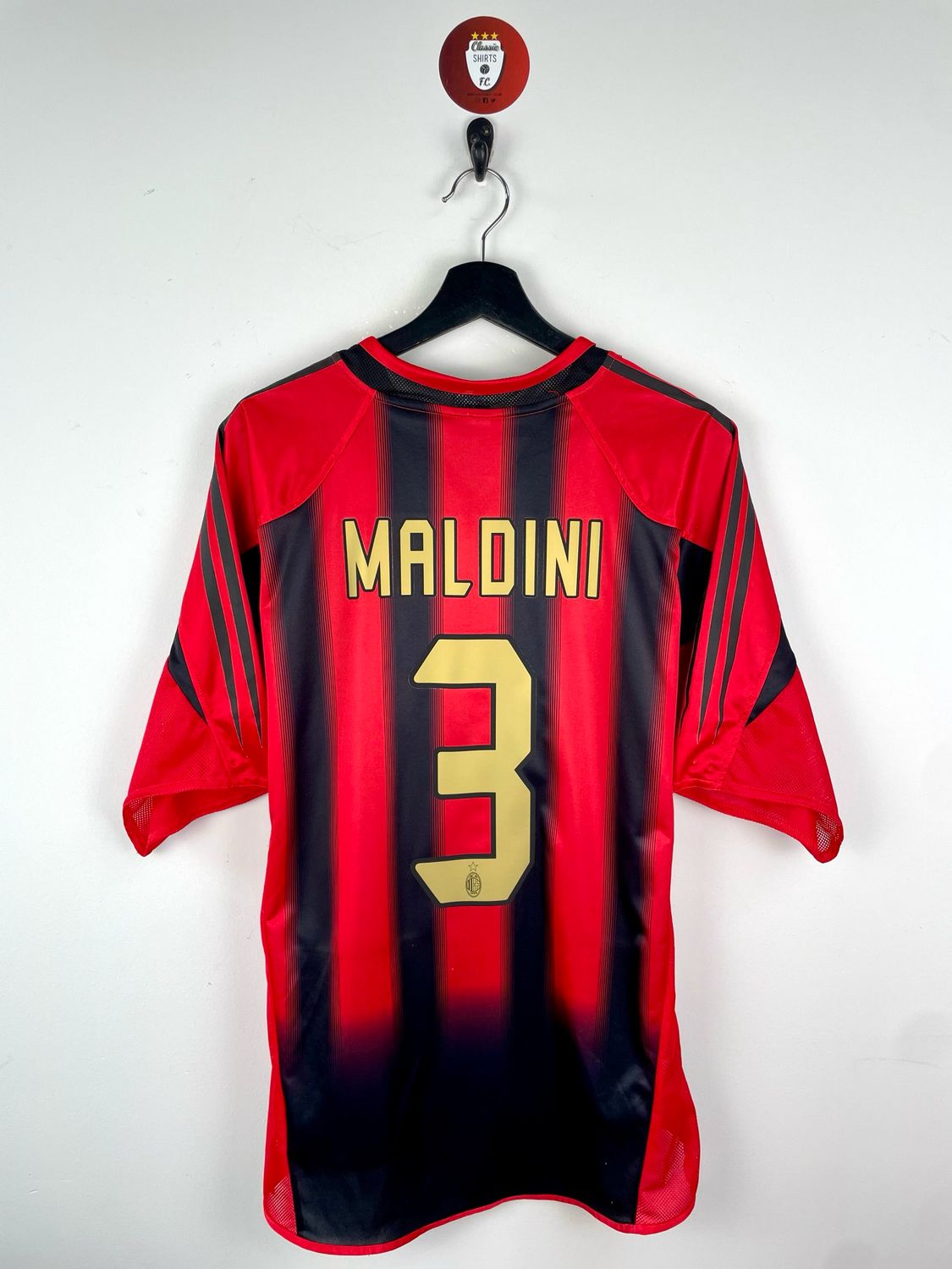 AC Milan Maldini 2004-05 home shirt