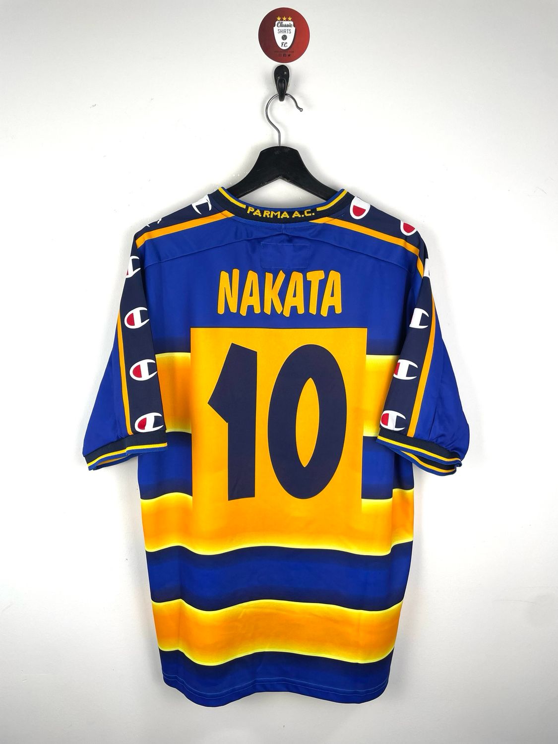 Parma 2001-02 Home Shirt Nakata #10