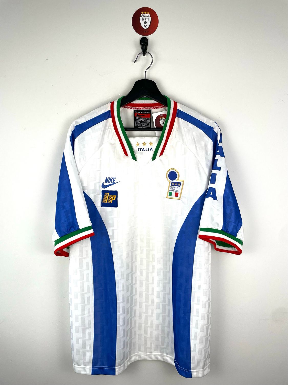 Italy 1995 Trainingshirt Playerissue Away