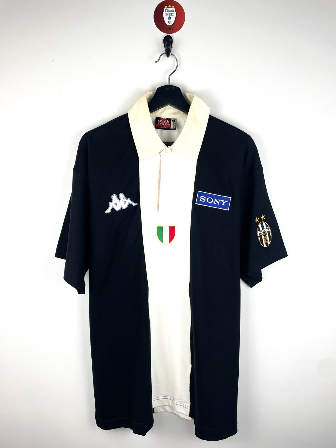 Juventus 1995-96 Kappa Playerissue Polo Shirt