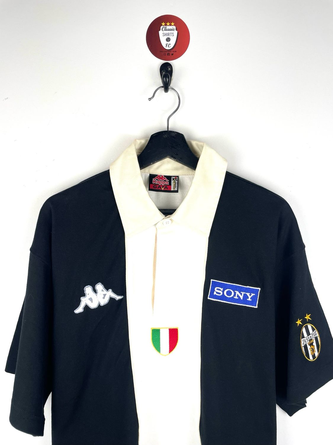 Juventus 1995-96 Kappa Playerissue Polo Shirt