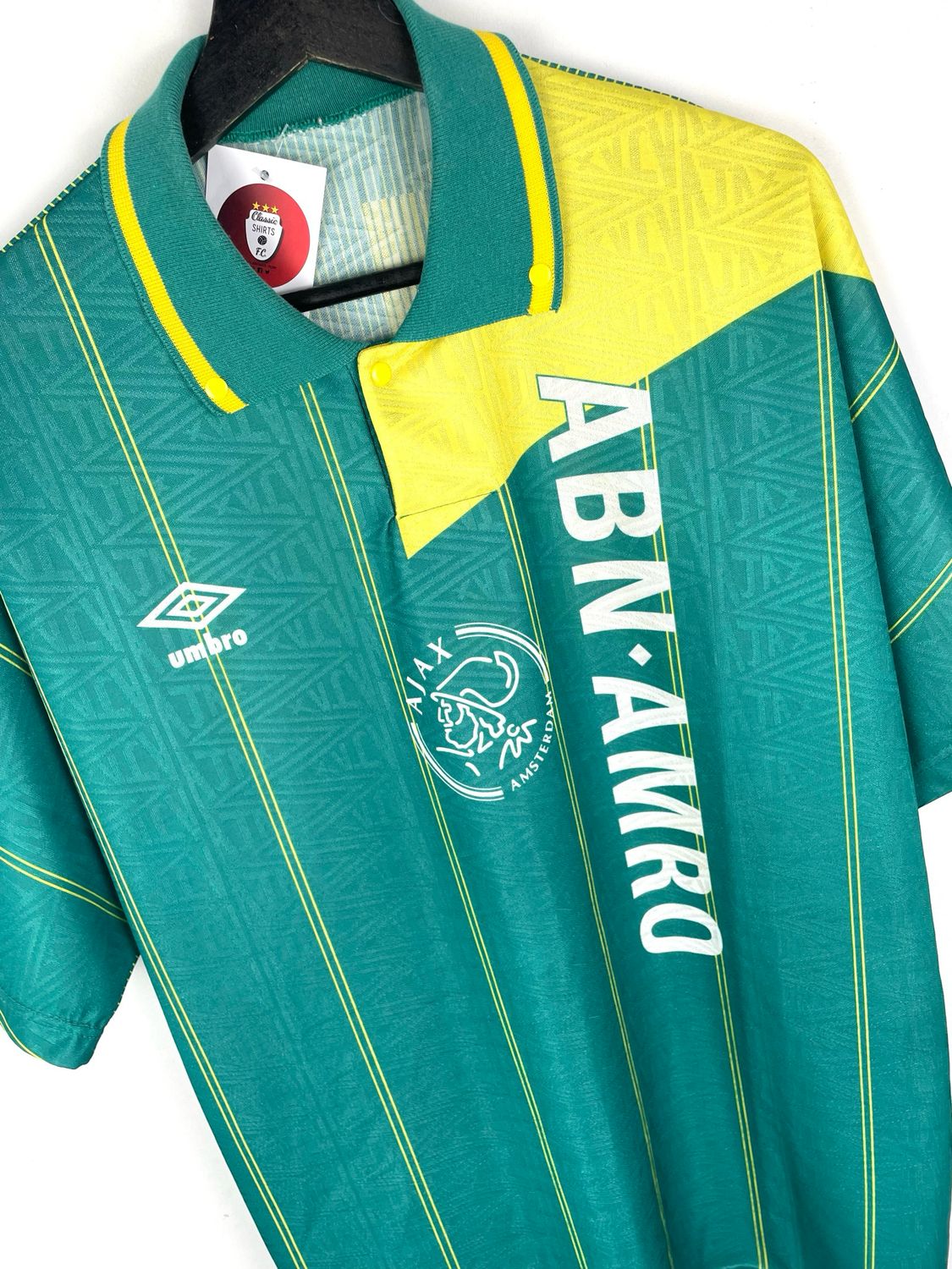Ajax 1991–93 Umbro Away Shirt | ABN AMRO | Vintage Eredivisie Kit